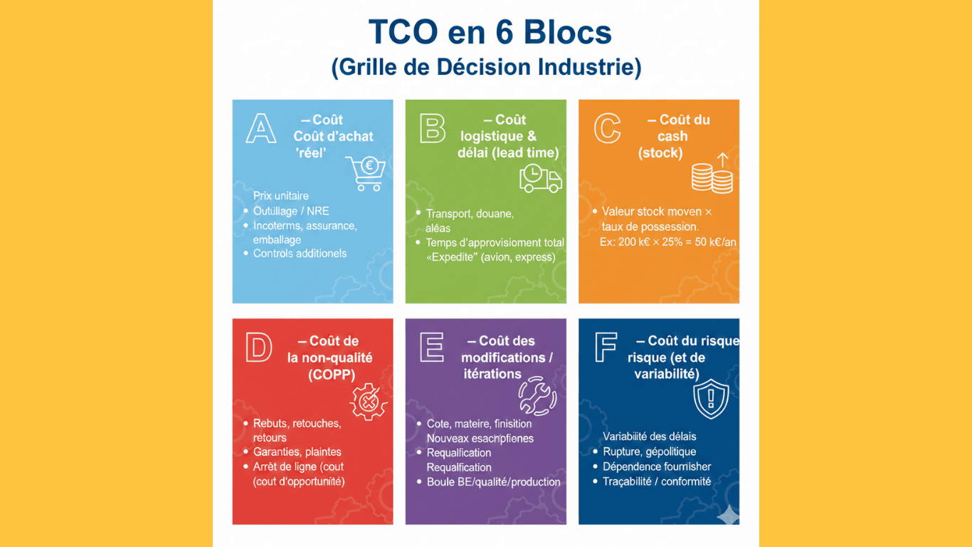 TCO : pourquoi "20% moins cher en Asie" est souvent une fausse bonne idée